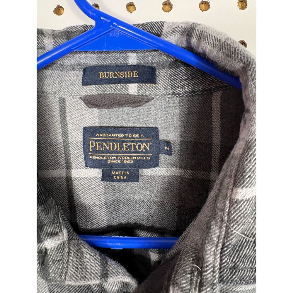Pendleton mens burnside button down flannel shirt… - image 5